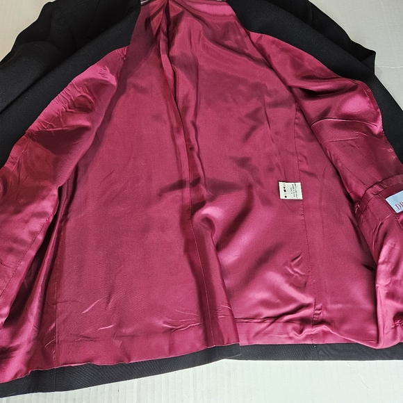 DRAMA Women Black Classic Jacket Size 14 - Picture 6 of 10